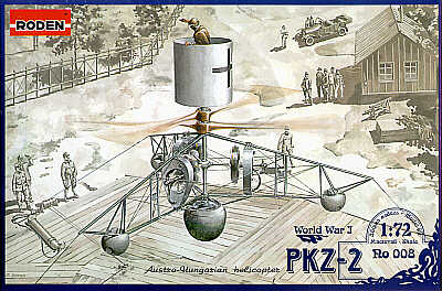 Roden 008 1:72 PKZ-2 Austro-Hungarian Helicopter