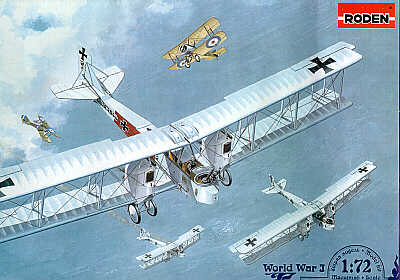 Roden 011 1:72 Gotha G.IV German WWI bomber