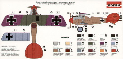 Roden 032 1:72 Albatros D.VA