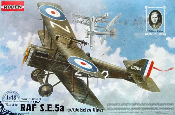 Roden 416 1:48 Royal_Aircraft_Factory S.E.5A with Wolseley Viper Engine