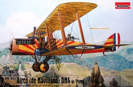 Roden 430 1:48 de Havilland DH.4 with Puma Engine