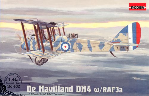 Roden 432 1:48 de Havilland DH.4 (w/RAF 3a)