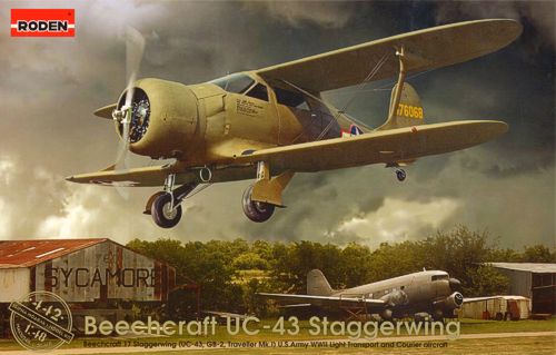 Roden 442 1:48 Beechcraft UC-43 Staggerwing