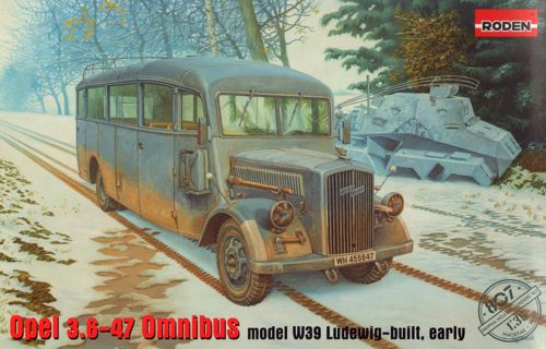 Roden 807 1:35 Opel Blitz 3.6-47 Type W39 Omnibus Ludewig Early Version
