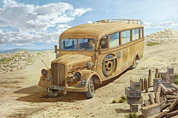 Roden 808 1:35 Opel Blitz Omnibus 3.6-47 Type W39 Ludewig Late