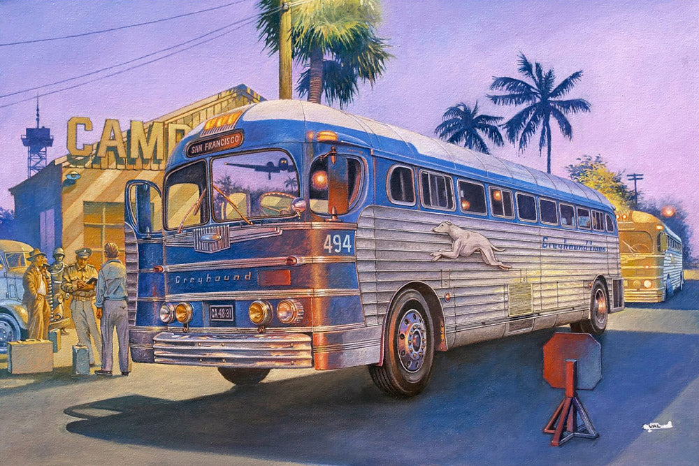 Roden 816 1:35 1947 PD-3751 Silverside Bus 'Greyhound Lines'