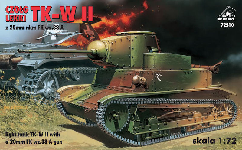 RPM 72510 1:72 TK-W II with 20mm Light Tank