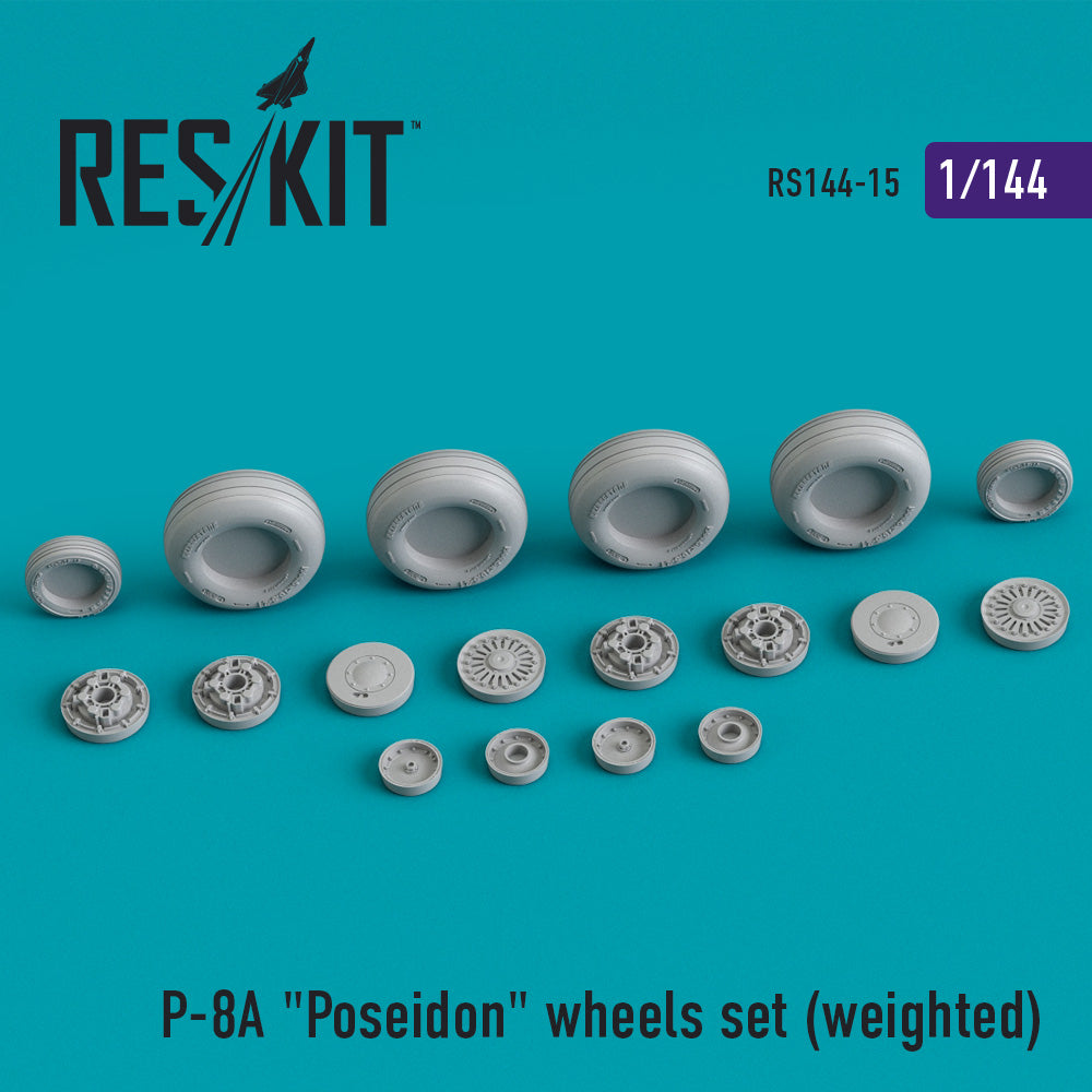 ResKit RS144-0015 1:144 Boeing P-8A Poseidon Wheels Set (Weighted)