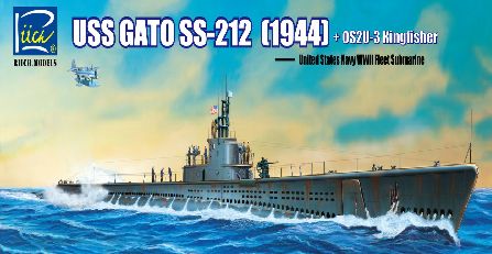 Riich Models RS20001 1:200 USS Gato Class SS-212 Fleet Submarine 1942