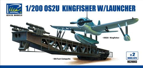 Riich Models RS20003 1:200 Vought OS2U-3 Kingfisher with Launcher (2 x kits in box)