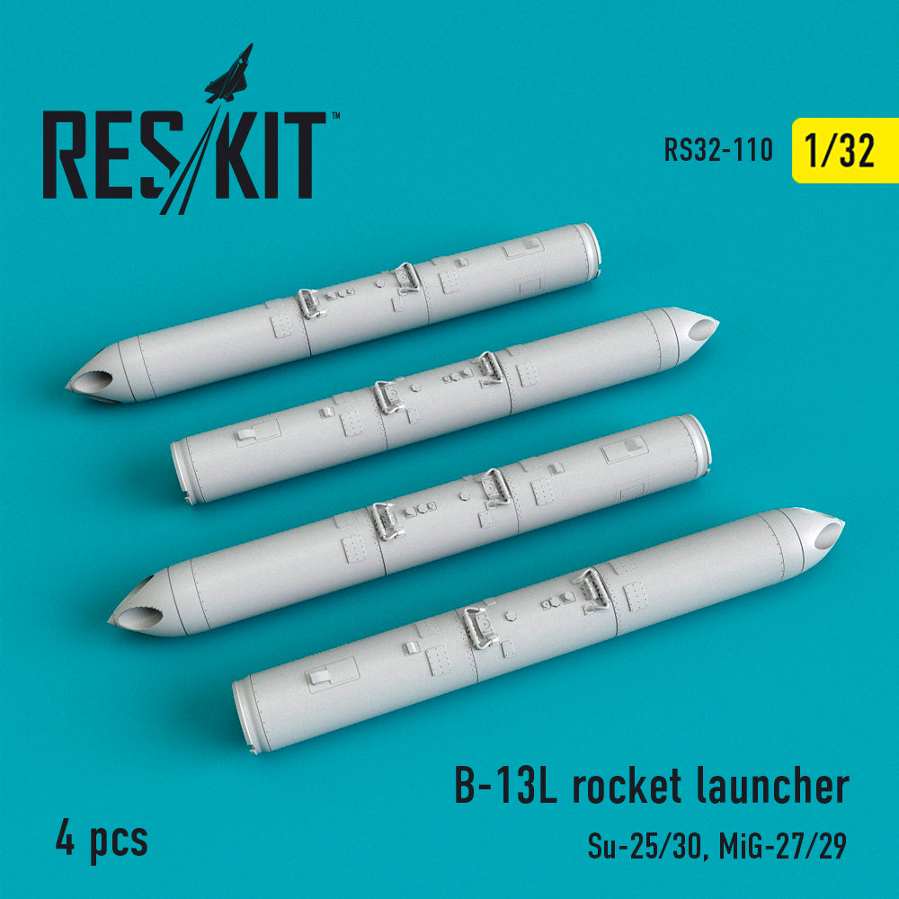 ResKit RS32-0110 1:32 B-13L Rocket Launcher (4 pcs)