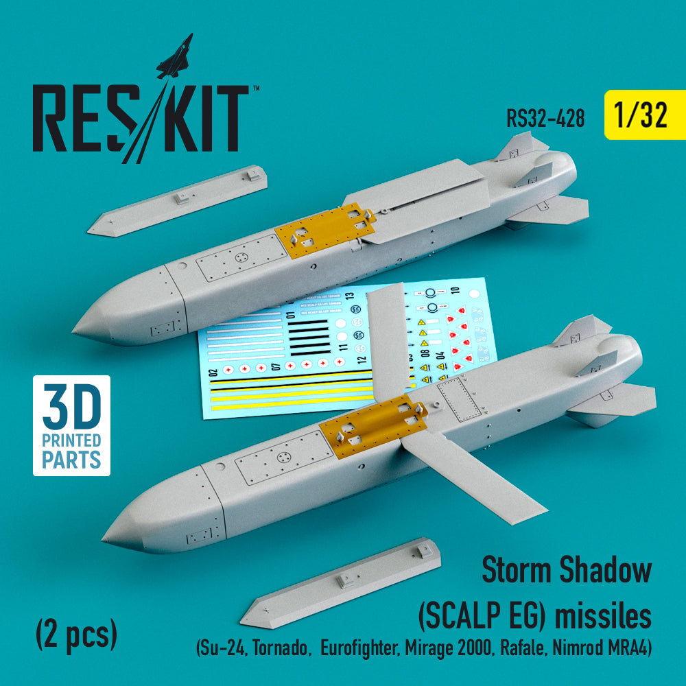 ResKit RS32-428 1:32 Storm Shadow (SCALP EG) missiles (2 pcs)