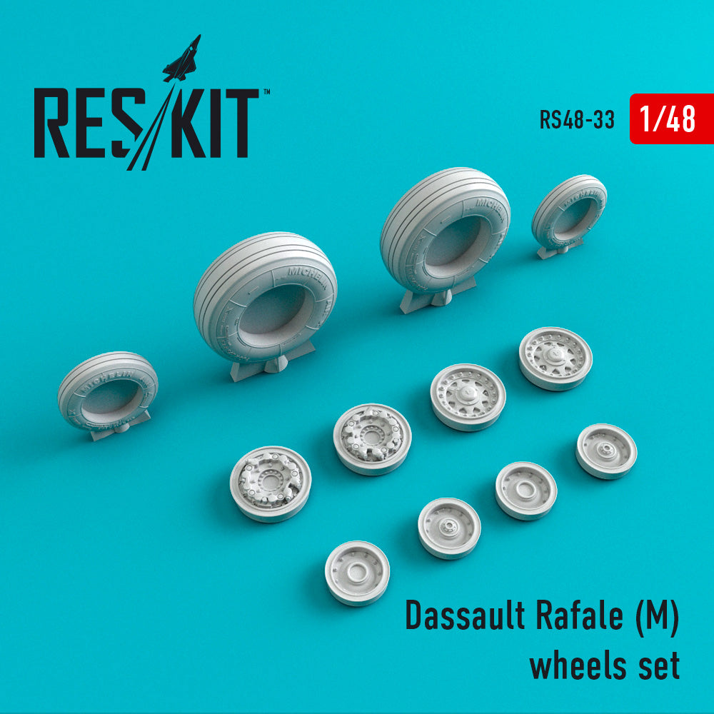 ResKit RS48-0033 1:48 Dassault Rafale M wheels set