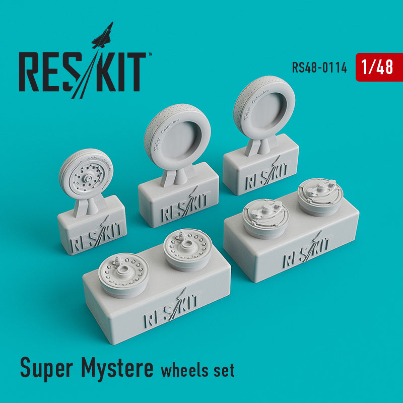 ResKit RS48-0114 1:48 Dassault Super Mystere B.2 wheels set