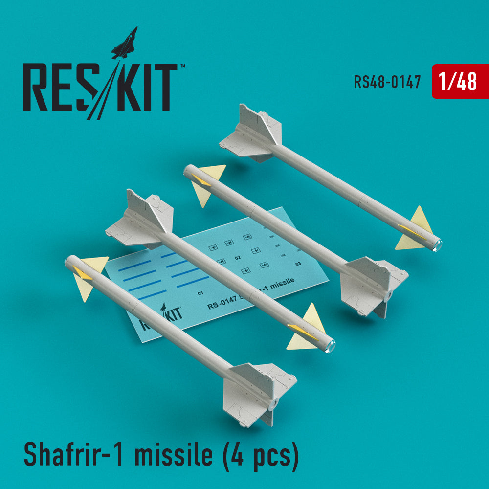 ResKit RS48-0147 1:48 Shafrir-1 missile (4 pcs)