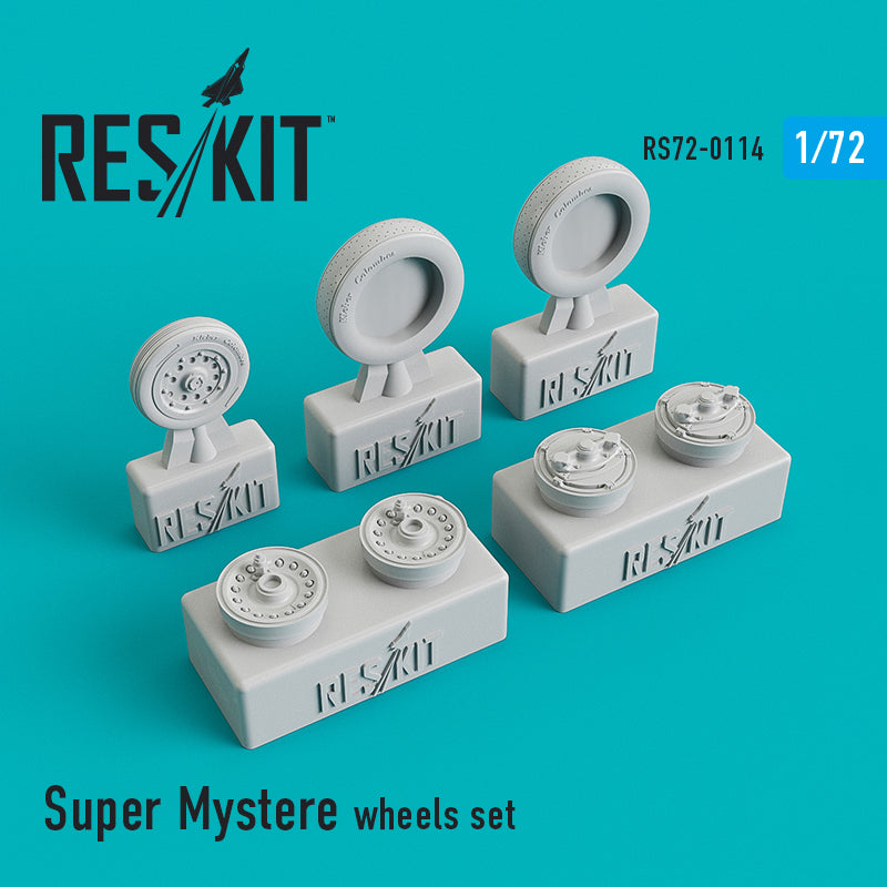 ResKit RS72-0114 1:72 Dassault Super Mystere wheels set