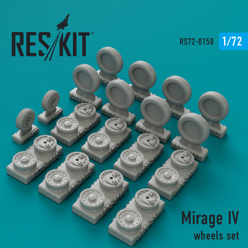 ResKit RS72-0150 1:72 Dassault-Mirage IV wheels set