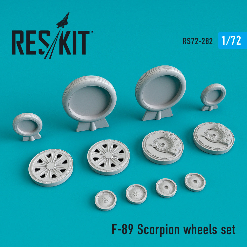 ResKit RS72-0282 1:72 Northrop F-89 Scorpion wheels set