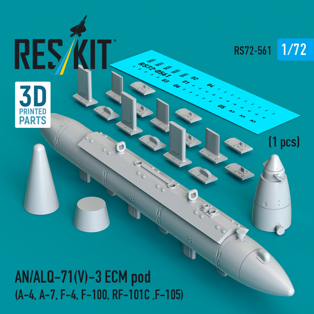 ResKit RS72-561 1:72 AN/ALQ-71(V)-3 ECM pod (1pcs)