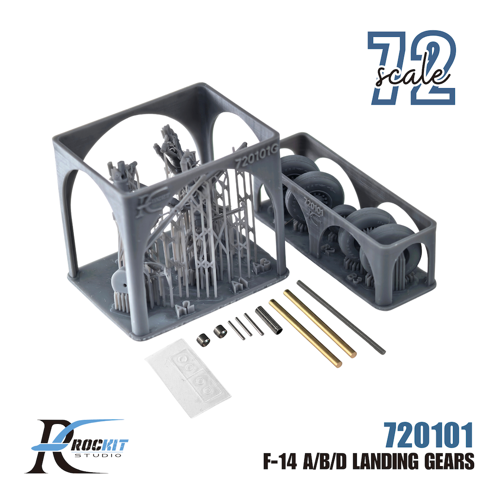 Rockit Studio 720101T 1:72 Grumman F-14A/F-14B/F-14D Tomcat Landing gears
