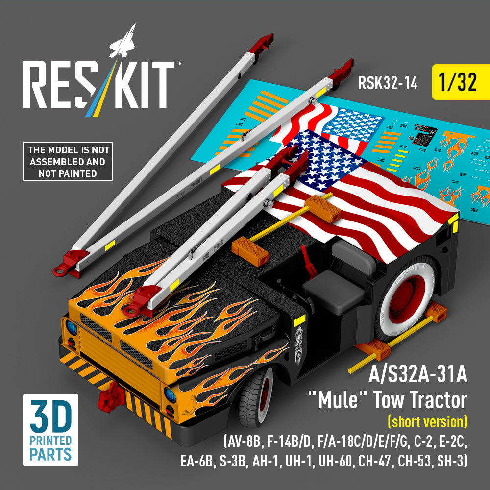 ResKit RSK32-14 1:32 A/S32A-31A 'Mule' Tow Tractor (short version)