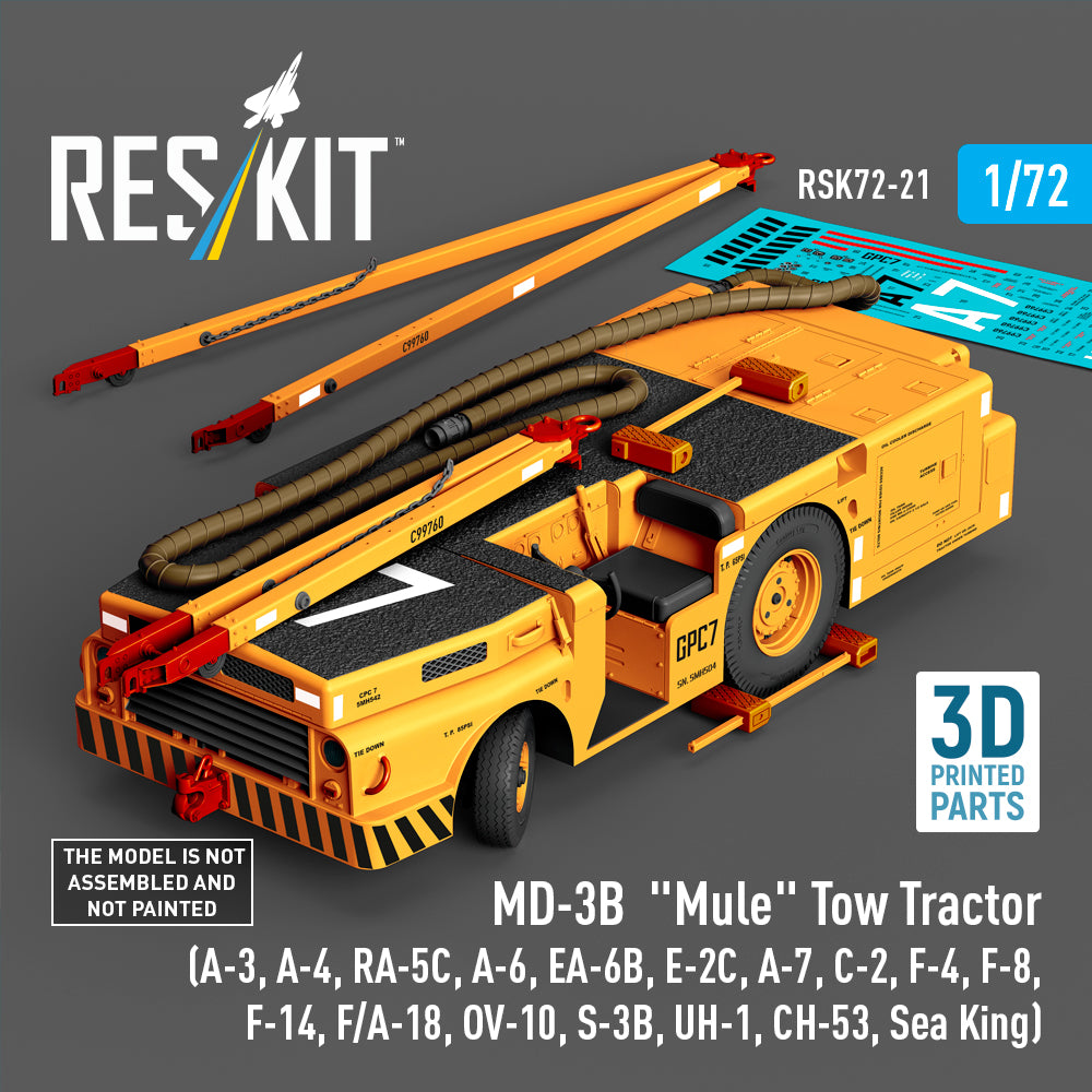 ResKit RSK72-21 1:72 MD-3B 'Mule' Tow Tractor