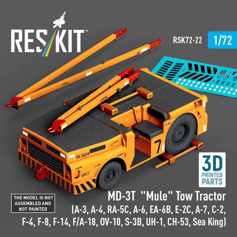 ResKit RSK72-22 1:72 MD-3T 'Mule' Tow Tractor