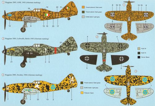RS Models 92106 1:72 Reggiane Re.2005 What if markings