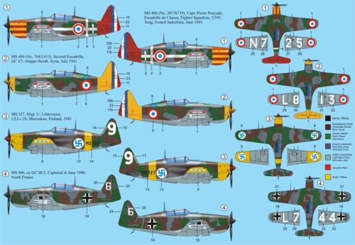 RS Models 92114 1:72 Morane-Saulnier MS.406C1