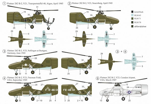 RS Models RSMI92184 1:72 Flettner Fl-282B-2