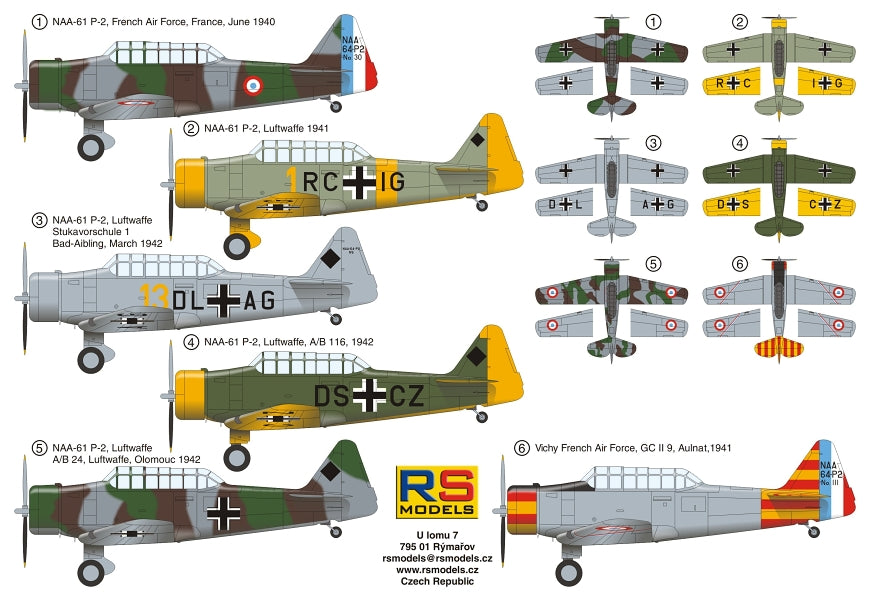 RS Models 92207 1:72 North-American NAA-64 P-2 'North'