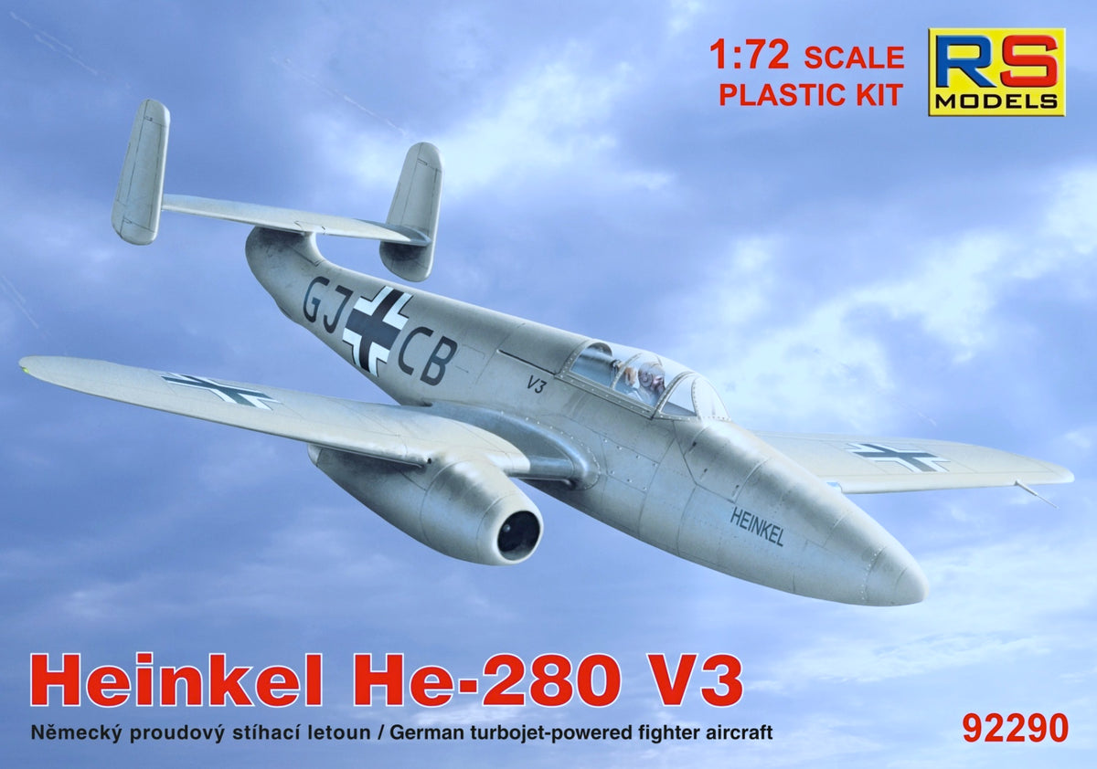 RS Models RSMI92290 1:72 Heinkel He-280V-3