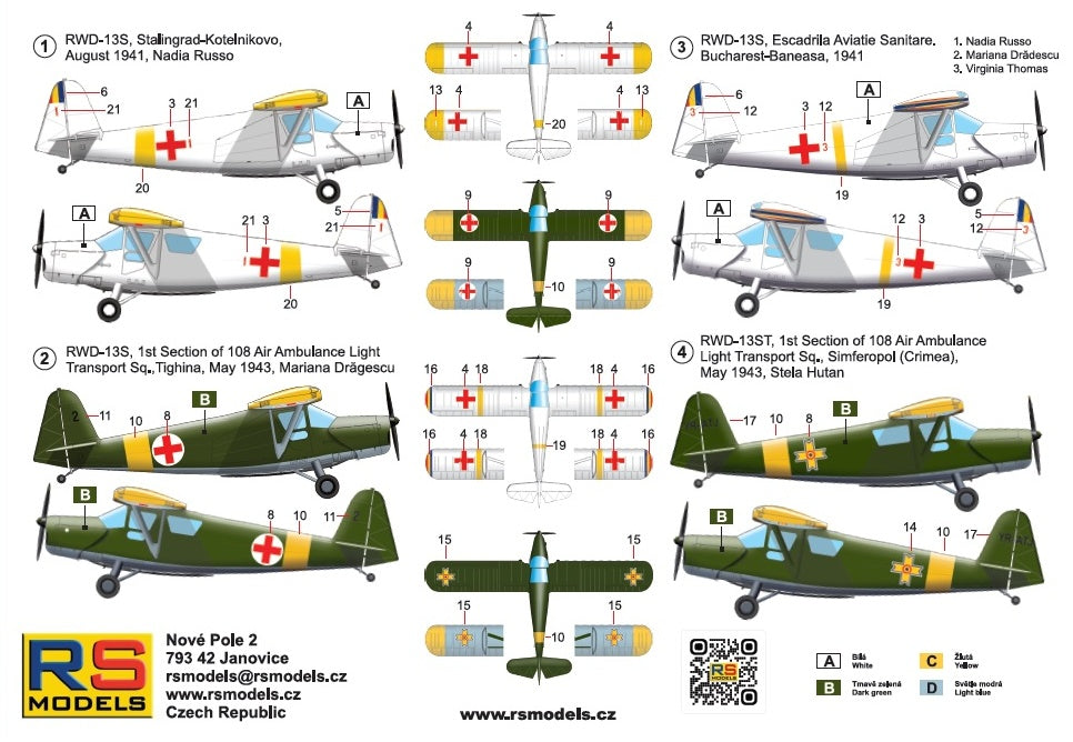 RS Models RSMI92306 1:72 RWD-13S/ST Romania