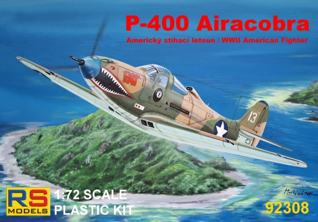 RS Models 92308 1:72 Bell P-400 Airacobra 5 decal version for USAF and USSR