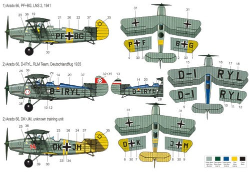 RS Models 92059 1:72 Arado Ar-66 Trainer