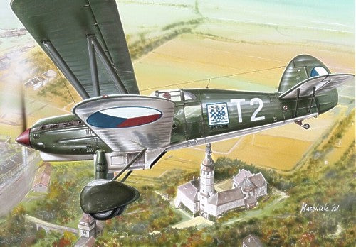 RS Models 92064 1:72 Avia B-534/IV version Decals Czechoslovakia, Luftwaffe and Slovakia