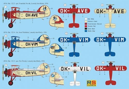 RS Models 92082 1:72 Avia Ba.122