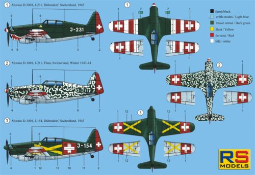 RS Models 92094 1:72 Morane D-3801