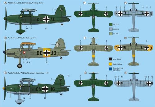 RS Models 92099 1:72 Arado Ar-76