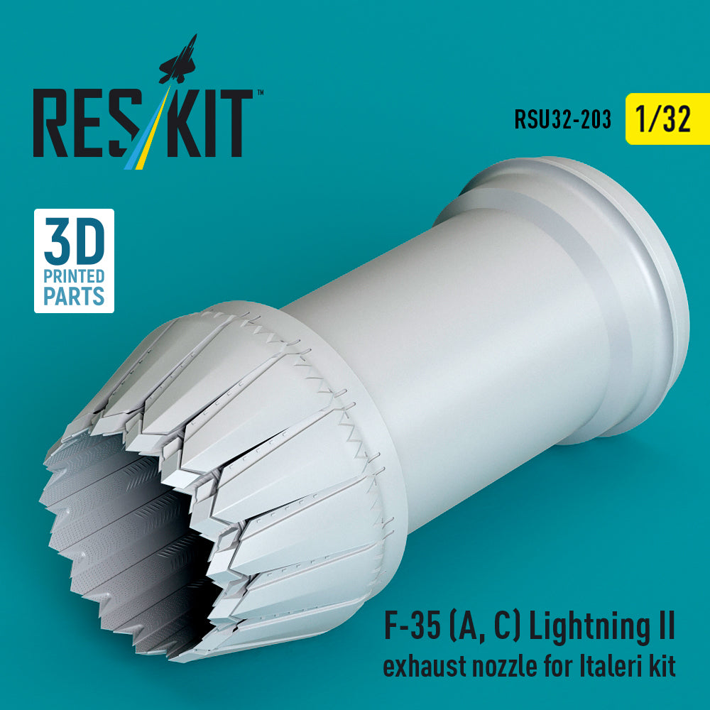 ResKit RSU32-0203 1:32 Lockheed-Martin F-35A/C Lightning II exhaust nozzle