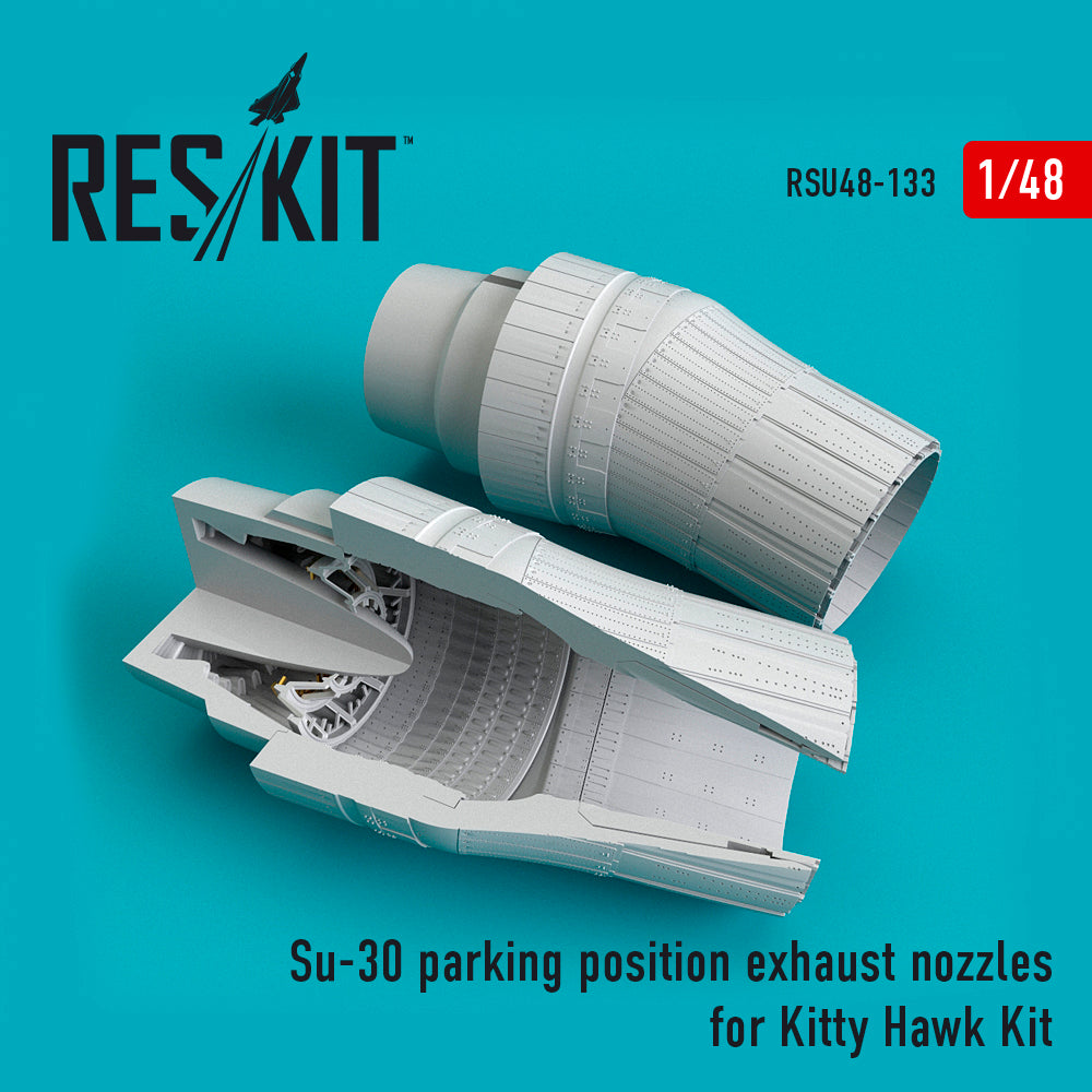 ResKit RSU48-0133 1:48 Sukhoi Su-30 parking position exhaust nozzles