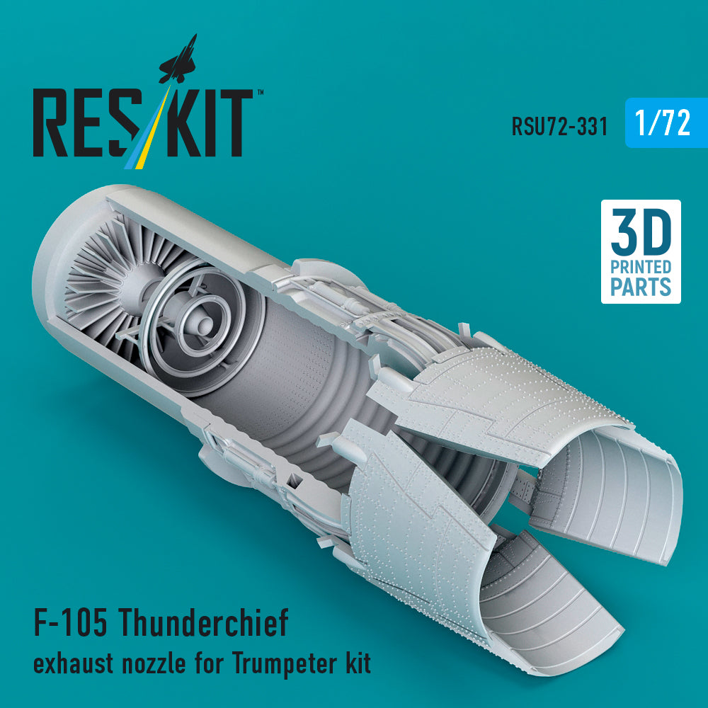 ResKit RSU72-331 1:72 F-105 Thunderchief exhaust nozzle