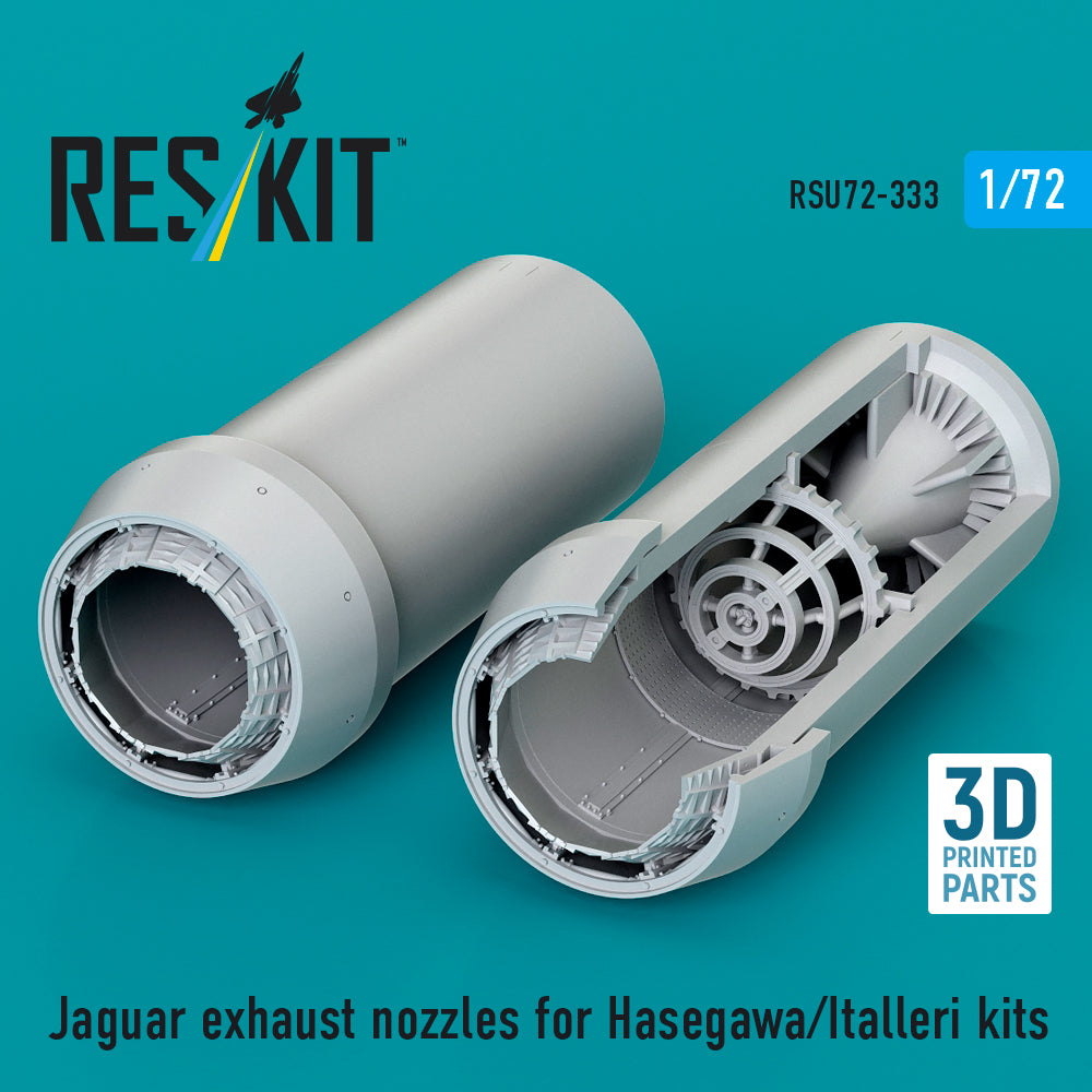 ResKit RSU72-333 1:72 Sepecat Jaguar exhaust nozzles for Hasegawa/Italeri kits (3D Printed)