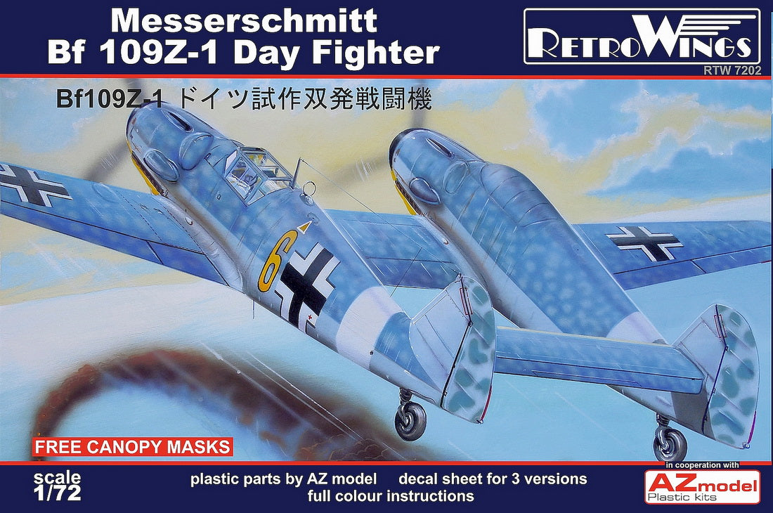 Retrowings by AZ Model RTW7202 1:72 Messerschmitt Bf-109Z-1 Day Fighter