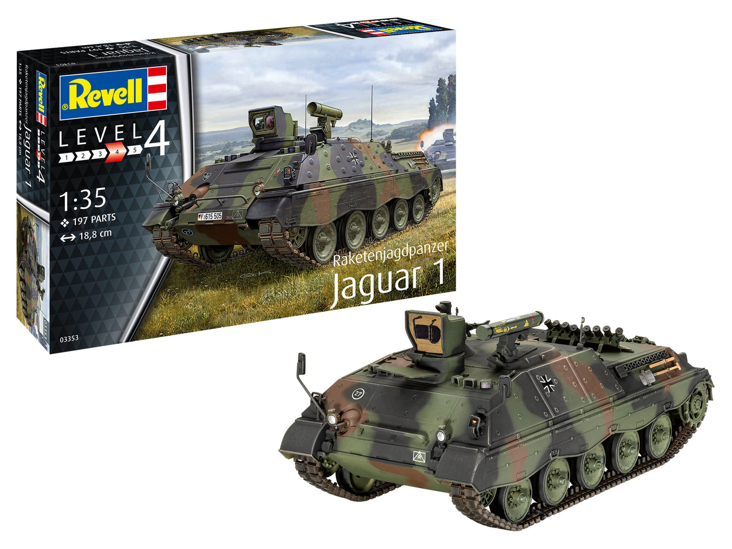 Revell 03353 1:35 Raketenjagdpanzer Jaguar 1