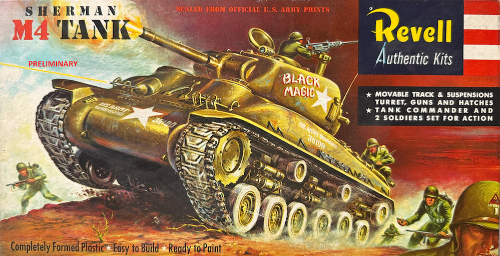 Revell 03369 1:40 M4 Sherman - 75 Years Plastic Model building