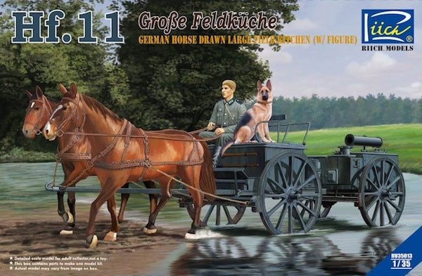 Riich Models RV35013 1:35 German Horses Drawn Large Field Kitchen Hf.11