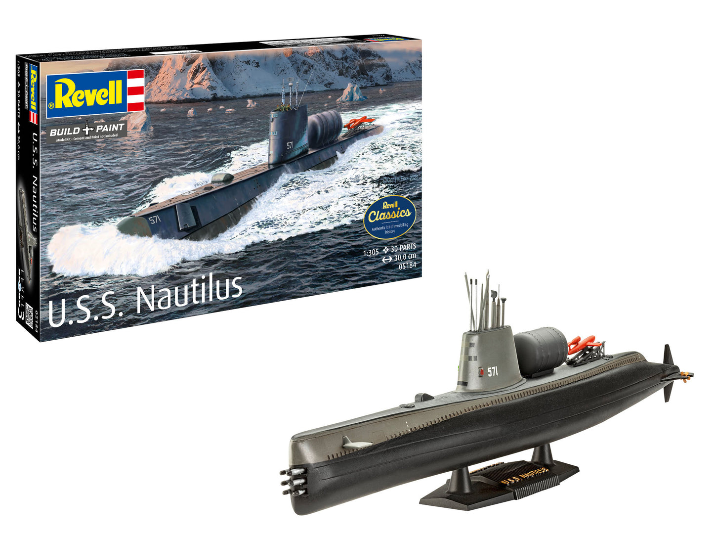 Revell 05184 1:300 USS Nautilus