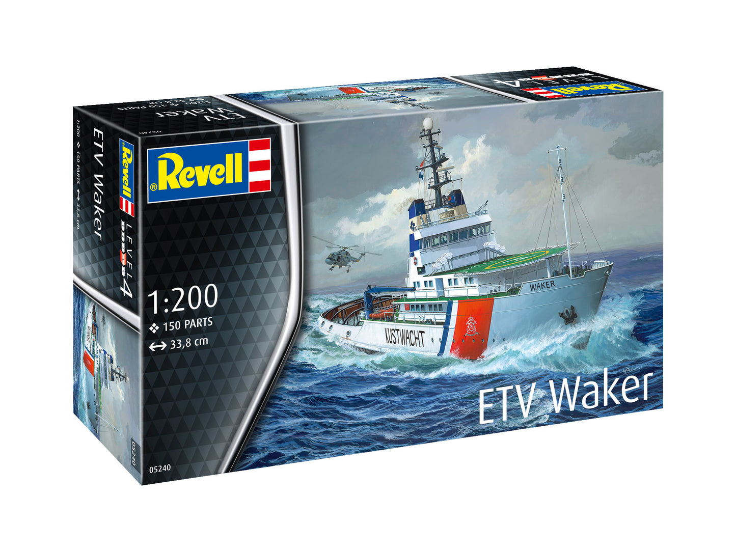Revell 05240 1:200 Kustwacht ETV Waker Coast Guard Vessel