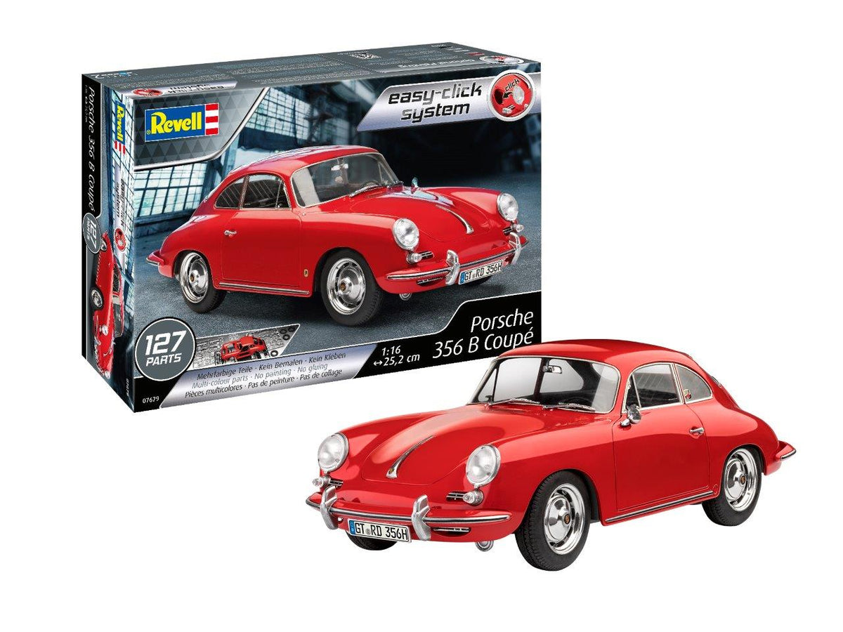 Revell 07679 1:16 Porsche 356 Coupe (Easy Click)